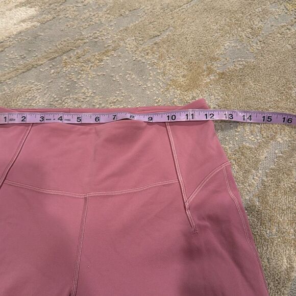 Lululemon pink Groove High-Rise Split-Hem Flared leggings Pant size 6 in EUC - Picture 6 of 9
